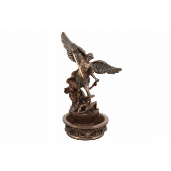 Kropielnica Święty Michał Archanioł - Anioł z Demonem - Biblia - Figura