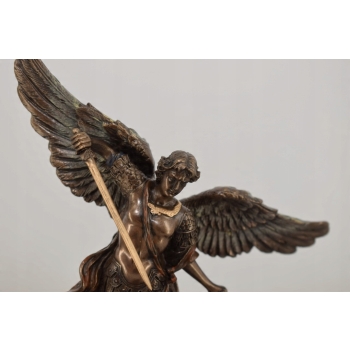 Kropielnica Święty Michał Archanioł - Anioł z Demonem - Biblia - Figura