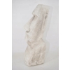 Betonowa Figura - Głowa Moai - Rzeźba z Wysp Wielkanocnych Kamień - Ozdoba