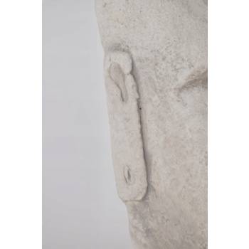 Betonowa Figura - Głowa Moai - Rzeźba z Wysp Wielkanocnych Kamień - Ozdoba