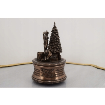 Grająca Pozytywka Świąteczna Święta Choinka Melodia Christmas Tree Prezent