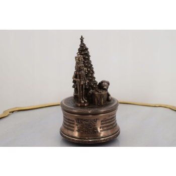 Grająca Pozytywka Świąteczna Święta Choinka Melodia Christmas Tree Prezent