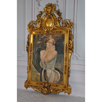 Jacek Malczewski - Portret Kobiety - Pałacowy Stary Obraz i Rama - Unikat