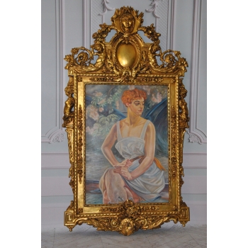 Jacek Malczewski - Portret - Pałacowy Stary Obraz i Rama - Unikat