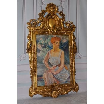 Jacek Malczewski - Portret - Pałacowy Stary Obraz i Rama - Unikat