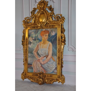 Jacek Malczewski - Portret - Pałacowy Stary Obraz i Rama - Unikat