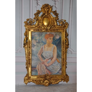 Jacek Malczewski - Portret - Pałacowy Stary Obraz i Rama - Unikat