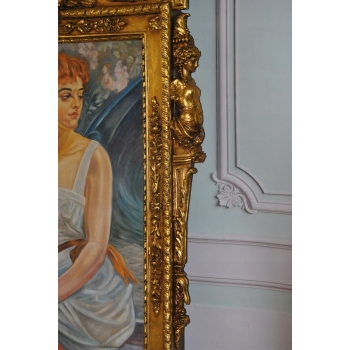 Jacek Malczewski - Portret - Pałacowy Stary Obraz i Rama - Unikat