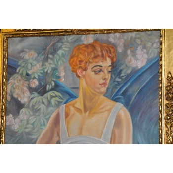 Jacek Malczewski - Portret - Pałacowy Stary Obraz i Rama - Unikat