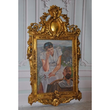 Jacek Malczewski - Wspomnienie... - Pałacowy Stary Obraz i Rama - Unikat