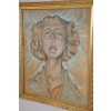 I. Witkiewicz Witkacy 1933 Portret Kobiety - Pastel - Stary Obraz