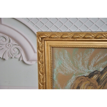 I. Witkiewicz Witkacy 1933 Portret Kobiety - Pastel - Stary Obraz