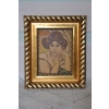 Alfons Mucha - Nimfa Kobieta Portret - Secesja Rama Stary Obraz na Drewnie