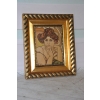 Alfons Mucha - Nimfa Kobieta Portret - Secesja Rama Stary Obraz na Drewnie