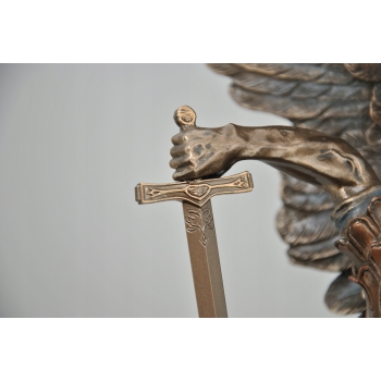 Święty Michał Walczący z Demonem - Anioł Archanioł z Mieczem- Figura