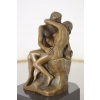 Auguste Rodin - Pocałunek - Zakochani Akt - Figura Rzeźba z Brązu - Ozdoba