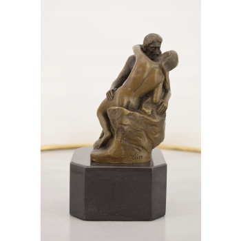 Auguste Rodin - Pocałunek - Zakochani Akt - Figura Rzeźba z Brązu - Ozdoba