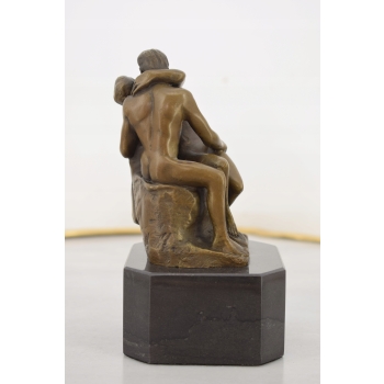 Auguste Rodin - Pocałunek - Zakochani Akt - Figura Rzeźba z Brązu - Ozdoba