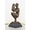 Kleopatra z Jajem - Jajo Kleopatry - Figura Rzeźba z Brązu - Oblivine
