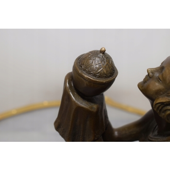 Kleopatra z Jajem - Jajo Kleopatry - Figura Rzeźba z Brązu - Oblivine