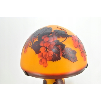 Lampa Stołowa - Gabinetowa Biurowa - Szkło Emile Galle - Lampka - Sygn #4