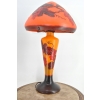 Lampa Stołowa - Gabinetowa Biurowa - Szkło Emile Galle - Lampka - Sygn #9