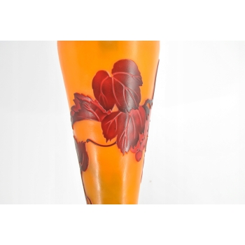 Lampa Stołowa - Gabinetowa Biurowa - Szkło Emile Galle - Lampka - Sygn #9