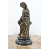 Kobieta z Winogronem - Winogrono - Figura Rzeźba z Brązu - Dekoracja Ozdoba