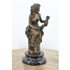 Kobieta z Winogronem - Winogrono - Figura Rzeźba z Brązu - Dekoracja Ozdoba
