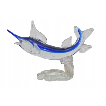 Szkło Murano Glass - Kolorowy Marlin Miecznik - Figura Prezent - Dekoracja