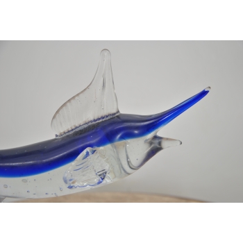 Szkło Murano Glass - Kolorowy Marlin Miecznik - Figura Prezent - Dekoracja
