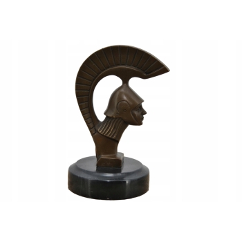 Popiersie Spartanina - Spartanin Sparta - Figura Rzeźba z Brązu - Ozdoba
