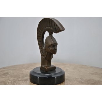 Popiersie Spartanina - Spartanin Sparta - Figura Rzeźba z Brązu - Ozdoba