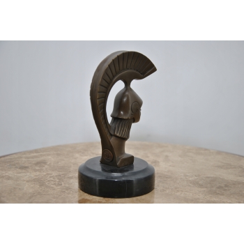 Popiersie Spartanina - Spartanin Sparta - Figura Rzeźba z Brązu - Ozdoba