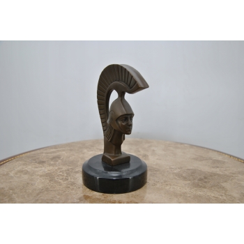 Popiersie Spartanina - Spartanin Sparta - Figura Rzeźba z Brązu - Ozdoba