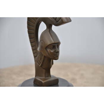 Popiersie Spartanina - Spartanin Sparta - Figura Rzeźba z Brązu - Ozdoba