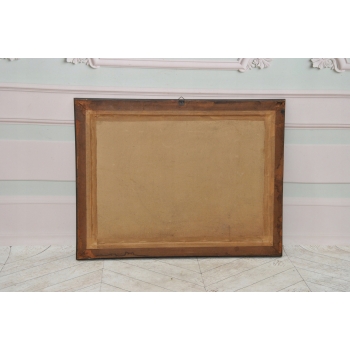 W. Chmieliński - Zimowa Wyprawa Na Targ - Sanie Polska Zima - Obraz Olejny