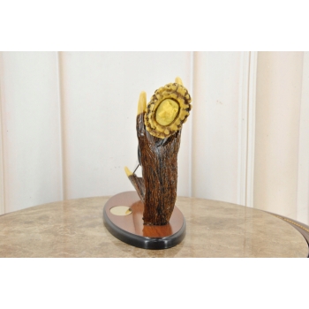 Kordzik Myśliwski Na Stojaku - Sztylet Nóż Ozdobny - Poroże Ozdoba