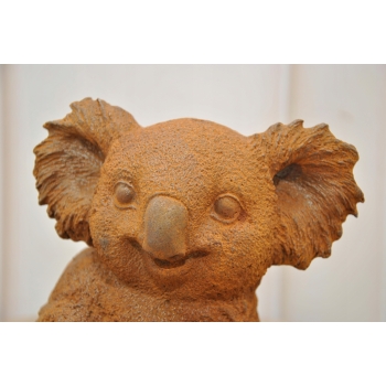 Miś Koala - Figura Rzeźba z Żeliwa - Żeliwo - Dekoracja Dom Ozdoba