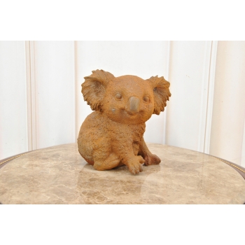 Miś Koala - Figura Rzeźba z Żeliwa - Żeliwo - Dekoracja Dom Ozdoba