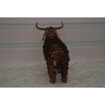 Metalowa Figura Barana - Baran - Rękodzieło - Rzeźba Dekoracja Vintage