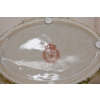 Porcelanowy Koszyk - Koszyczek - Kwiaty Ptaki Patera z Porcelany Porcelana