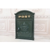 Zielona Skrzynka Na Listy - Poczta Post - Aluminium + Cyna