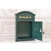 Zielona Skrzynka Na Listy - Poczta Post - Aluminium + Cyna