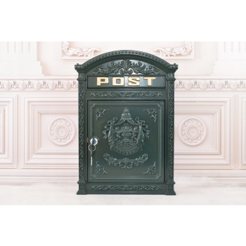 Zielona Skrzynka Na Listy - Poczta Post - Aluminium + Cyna