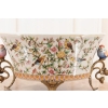 Biała Porcelanowa Patera - Ptaki i Kwiaty - Porcelana + Brąz - Ozdoba