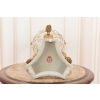 Porcelanowa Amfora - Trzy Nimfy - Puchar Waza - Porcelana + Brąz - Ozdoba