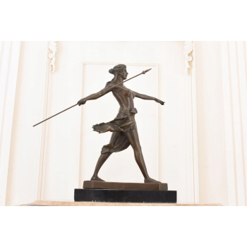 Amazonka z Włócznią - Diana - Bogini Łowów Mitologia - Figura z Brązu