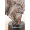 Głowa Konia - Dwa Konie Koń - Trofeum - Figura Rzeźba - Ozdoba Prezent