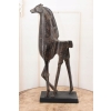 Aluminiowy Patynowany Koń - Abstrakcja - Nowoczesna Rzeźba - Prezent